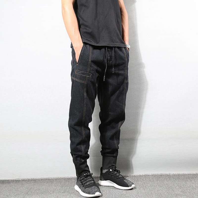 Japanese Style Vintage Men Jeans Spliced Designer Denim Cargo Pants Harem Jeans Men Fashion Streetwear Hip Hop Jeans Joggers
Japanese Style Vintage Men Jeans Spliced Designer Denim Cargo Pants Harem Jeans Men Fashion Streetwear Hip Hop Jeans Joggers