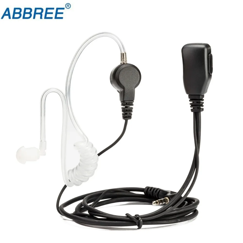 ABBREE PTT Mic Air Акустическая трубка наушники вкладыши Walkie Talkie гарнитура для Xiaomi Mijia