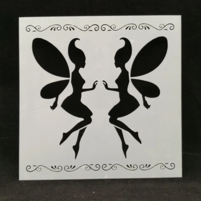 13*13 Beauty angel Layering Stencils Drawing Color Spray stencil DIY Scrapbook photo album Decorative Embossing
13*13 Beauty angel Layering Stencils Drawing Color Spray stencil DIY Scrapbook photo album Decorative Embossing
