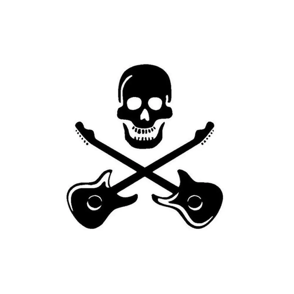 Crossed Guitar with Skull Design Car Window Bumper Vinyl JDM Sticker Car Window Bumper Novelty Drift Vinyl Decal Sticker
Crossed Guitar with Skull Design Car Window Bumper Vinyl JDM Sticker Car Window Bumper Novelty Drift Vinyl Decal Sticker