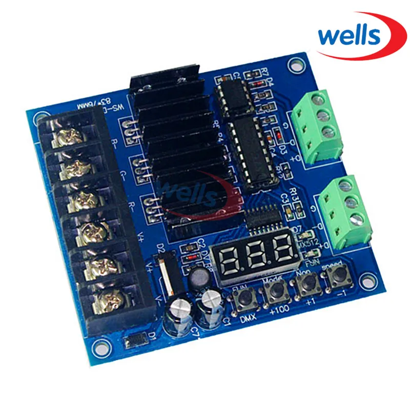DMX512 3CH Constant voltage common anode controller,Refresh frequency 7.8KHZ,Digital tube display , RGB controller DC5~24V
DMX512 3CH Constant voltage common anode controller,Refresh frequency 7.8KHZ,Digital tube display , RGB controller DC5~24V
