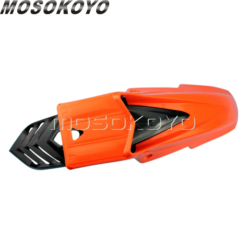 Оранжевые + черные передние крылья Supermoto универсальные грязезащитные Крылья для