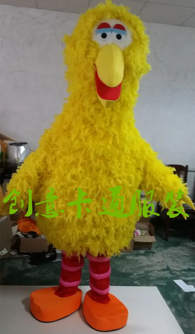 Yellow Feather Sponge Body Adult Big Bird Mascot Costume Free Shipping High Quality Cartoon Mascot Costume for Stage Performance 
Yellow Feather Sponge Body Adult Big Bird Mascot Costume Free Shipping High Quality Cartoon Mascot Costume for Stage Performance