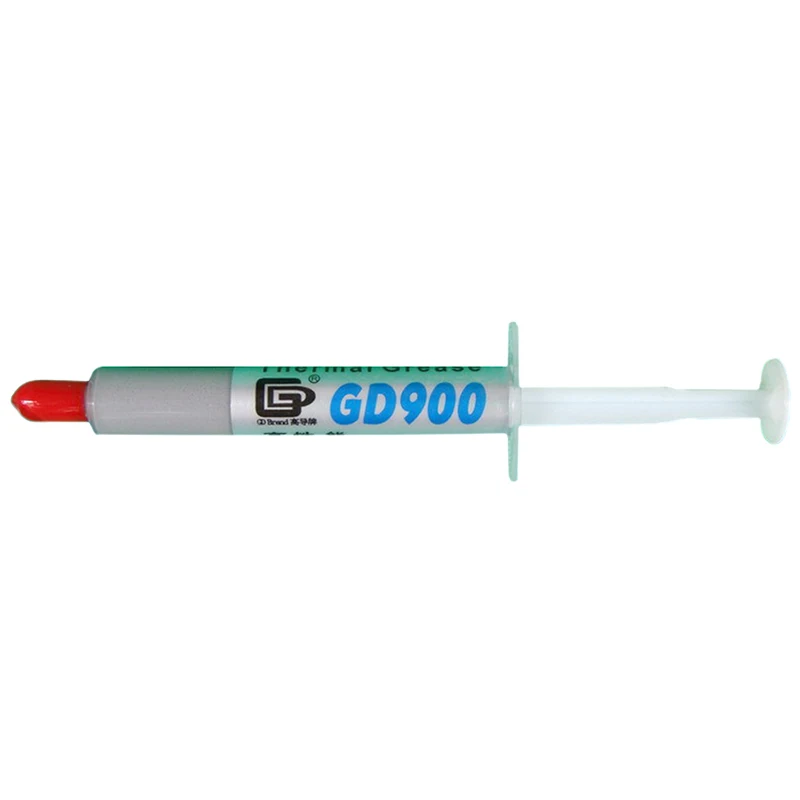 GD900 3g GD900 Теплопроводящая паста, силиконовая штукатурка, теплоотвод, высокоэффективный серый
GD900 3g GD900 Теплопроводящая паста, силиконовая штукатурка, теплоотвод, высокоэффективный серый