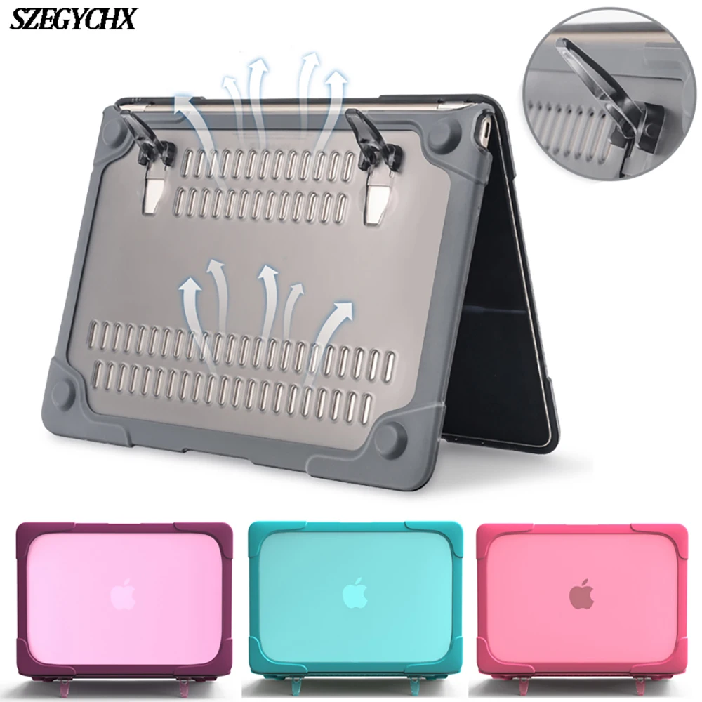 Hard Ultra Thin Stand Cover Laptop Case For Macbook Air 13 A2337 Pro 14 M1 Pro 16 2021 Retina 12 13 15 Portable Bracket Cover
Hard Ultra Thin Stand Cover Laptop Case For Macbook Air 13 A2337 Pro 14 M1 Pro 16 2021 Retina 12 13 15 Portable Bracket Cover