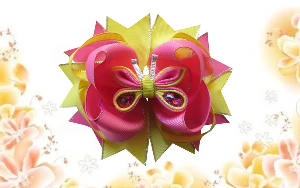 free shipping10pcs BLESSING Accessories 5.5" Fashion Crystal Hairbow Accessory with Girls Colorful Bow Rhinestone Hair Bows
free shipping10pcs BLESSING Accessories 5.5" Fashion Crystal Hairbow Accessory with Girls Colorful Bow Rhinestone Hair Bows