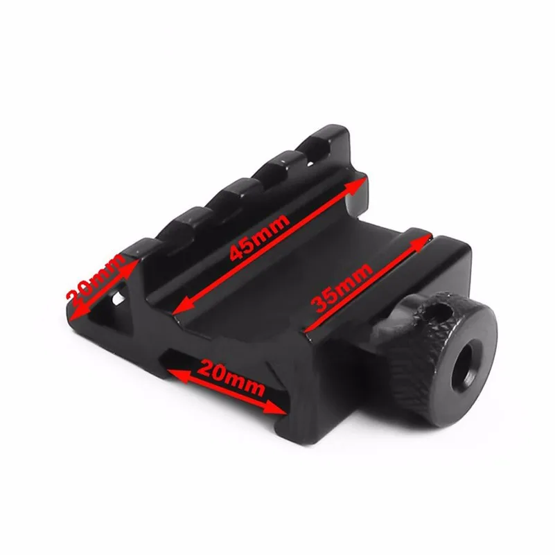 45 Degree 4 Slot 45mm Side Rail Mount suit 20mm Picatinny Rail Rifle Base for 20mm Picatinny Weaver Rail for RTS Sight Tactical
45 Degree 4 Slot 45mm Side Rail Mount suit 20mm Picatinny Rail Rifle Base for 20mm Picatinny Weaver Rail for RTS Sight Tactical