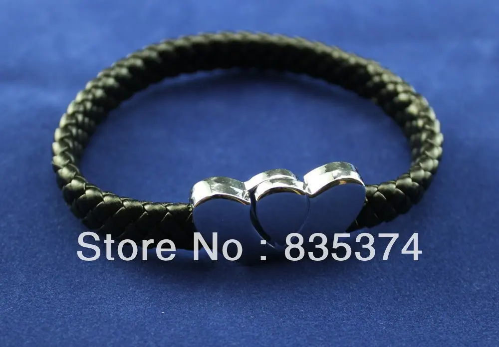 Free Shipping! 10pcs Heart-shaped magnetic Clasp Leather fashion Bracelets Fit European Bead 20cm
Free Shipping! 10pcs Heart-shaped magnetic Clasp Leather fashion Bracelets Fit European Bead 20cm