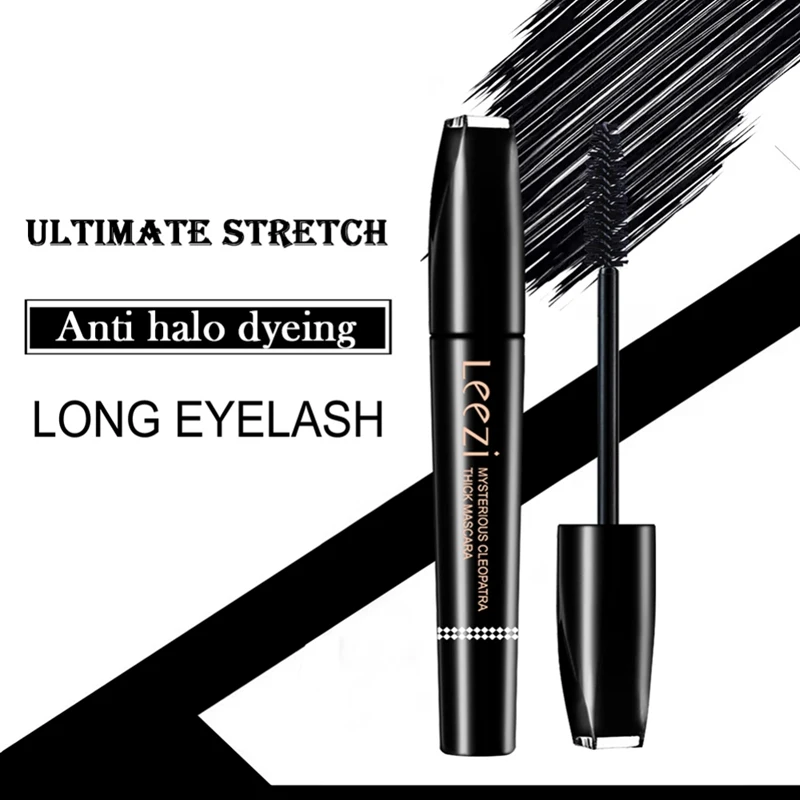 Mascara Quick Dry Curler Eyelash Curling Lengthening Black Extension Cosmetics Waterproof Liquid Volume |