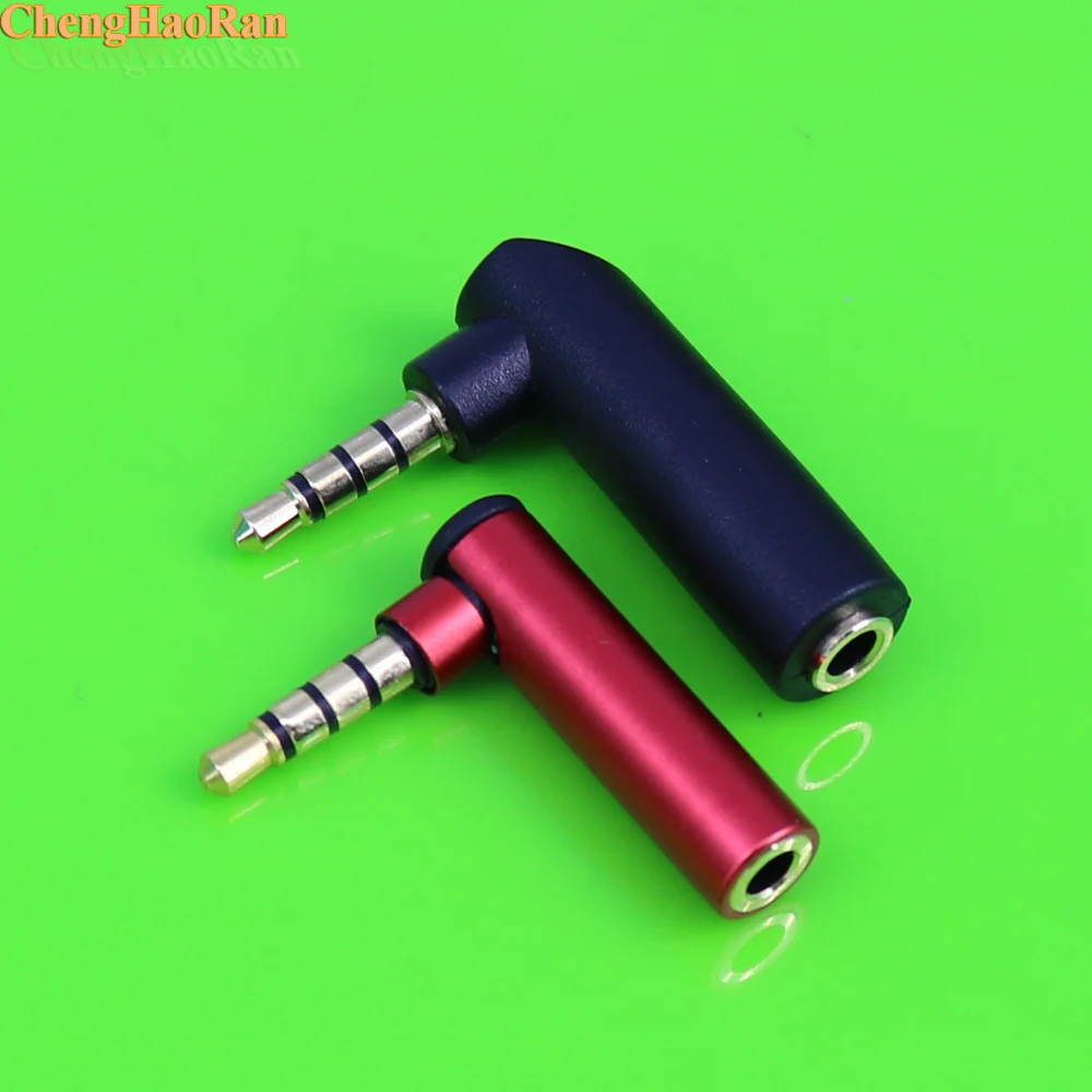 ChengHaoRan 3.5mm stereo headset plug jack 4 pole 3.5 Nicke/Gold Plated 90 Degrees Black Audio Plugs Jack Adaptor Connector
ChengHaoRan 3.5mm stereo headset plug jack 4 pole 3.5 Nicke/Gold Plated 90 Degrees Black Audio Plugs Jack Adaptor Connector