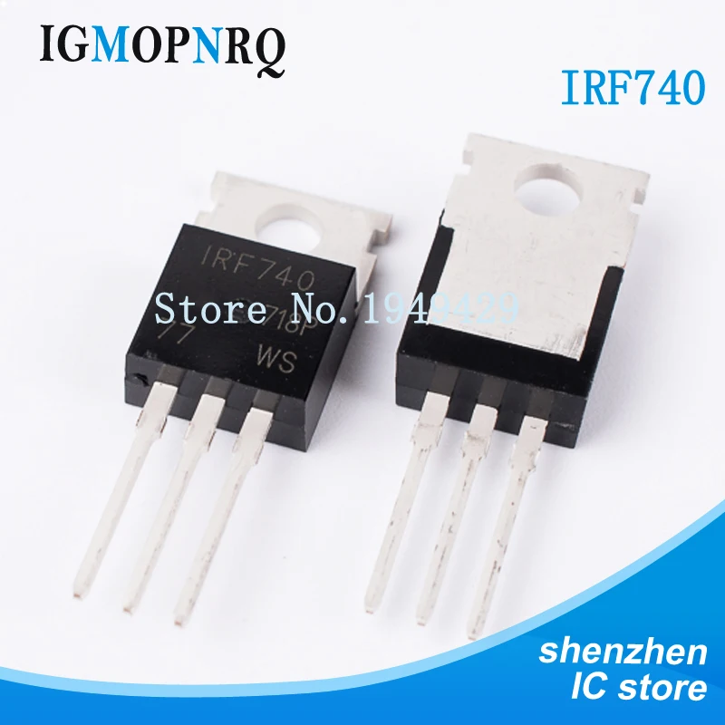 10 шт./лот IRF740 IRF740PBF MOSFET N Chan 400 в ампер 220 транзистор новый|Транзисторы| |