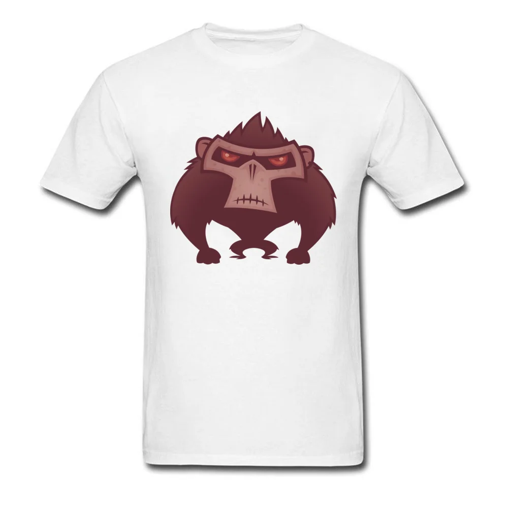 Angry Ape модель футболки пол печати Футболка для пары фитнес облегающие Специальный