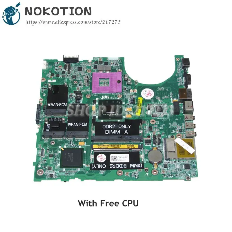 NOKOTION For Dell Studio 1535 Laptop Motherboard CN-0H277K 0H277K DAFM6BMB6D0 PWB M269C GM965 DDR2 Free CPU
NOKOTION For Dell Studio 1535 Laptop Motherboard CN-0H277K 0H277K DAFM6BMB6D0 PWB M269C GM965 DDR2 Free CPU