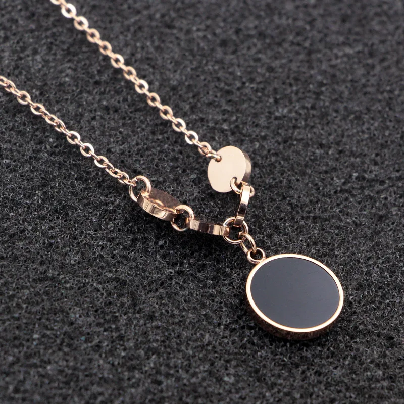 MiLaTu Factory Price Interlocking Chokers Necklace For Women Rose Gold Color Stainless Steel Mom Jewelry Gift NE708G | Украшения и