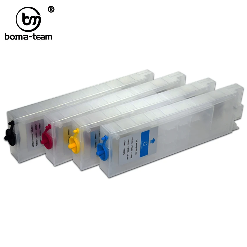 320ML 4Colors Refillable Ink Cartridge For Epson WF C5290 C5790 C5210 C5710 WF-C5210 WF-C5290 5790 WF-C5710 Chipless Printers
320ML 4Colors Refillable Ink Cartridge For Epson WF C5290 C5790 C5210 C5710 WF-C5210 WF-C5290 5790 WF-C5710 Chipless Printers