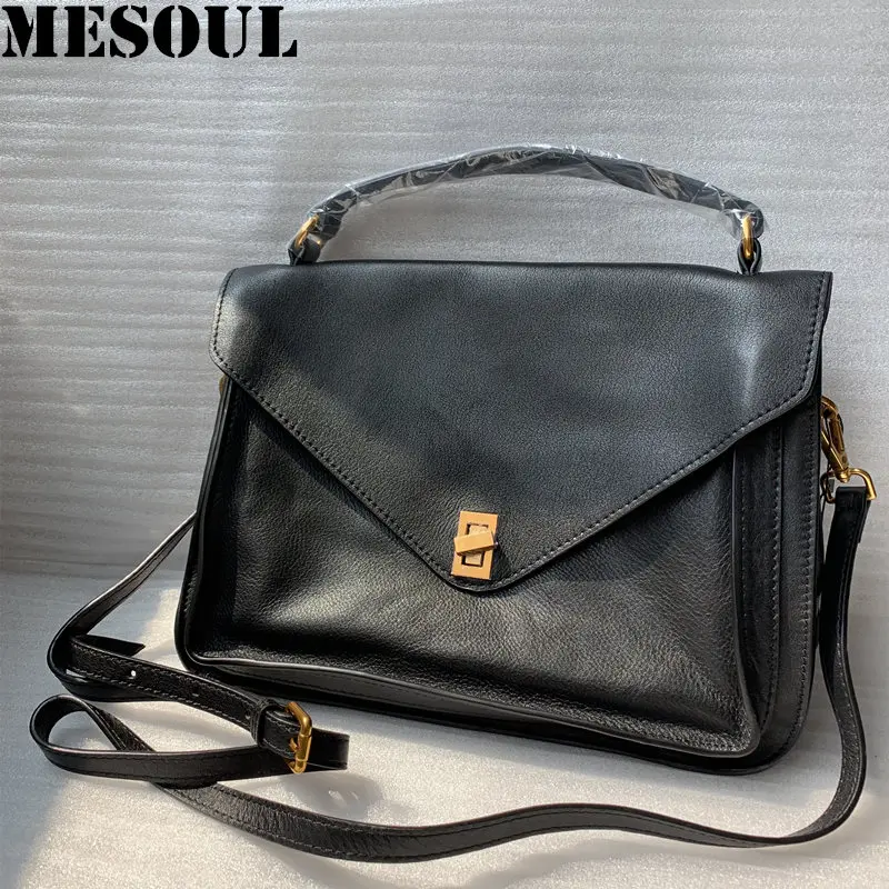 Designer Handbags 100% Genuine Leather Bag Female Fashion Portable Shoulder Bag Office Satchel Ladies Totes Women Messenger Bag
Designer Handbags 100% Genuine Leather Bag Female Fashion Portable Shoulder Bag Office Satchel Ladies Totes Women Messenger Bag