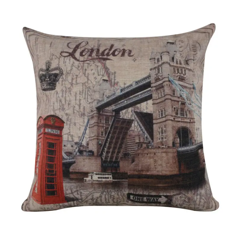 LINKWELL 45x45cm Retro UK London Tower Bridge Red Phone Booth Crown World Map Burlap Decorative Cushion Covers Throw Pillowcase
LINKWELL 45x45cm Retro UK London Tower Bridge Red Phone Booth Crown World Map Burlap Decorative Cushion Covers Throw Pillowcase