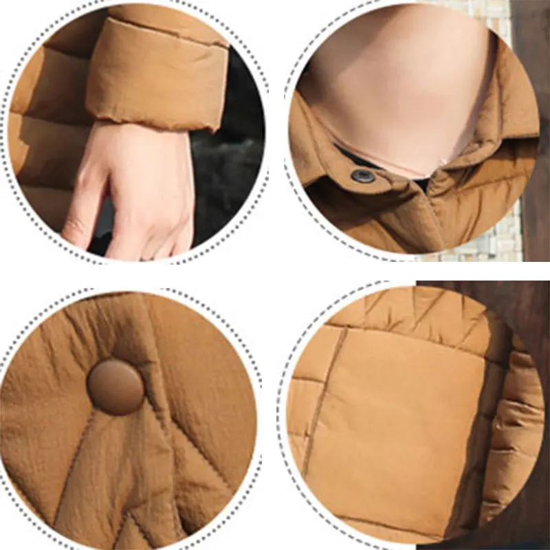 2018 Winter Women Cotton Padded Coat Fashion Stand Collar Pure Color Long section Jacket Slim Female Thick warm New Outerwear
2018 Winter Women Cotton Padded Coat Fashion Stand Collar Pure Color Long section Jacket Slim Female Thick warm New Outerwear
