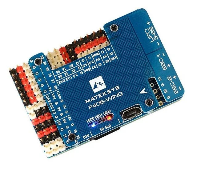 Matek System F405-WING F405 плата контроллера полета встроенный инвертор для SBUS input RC Drone