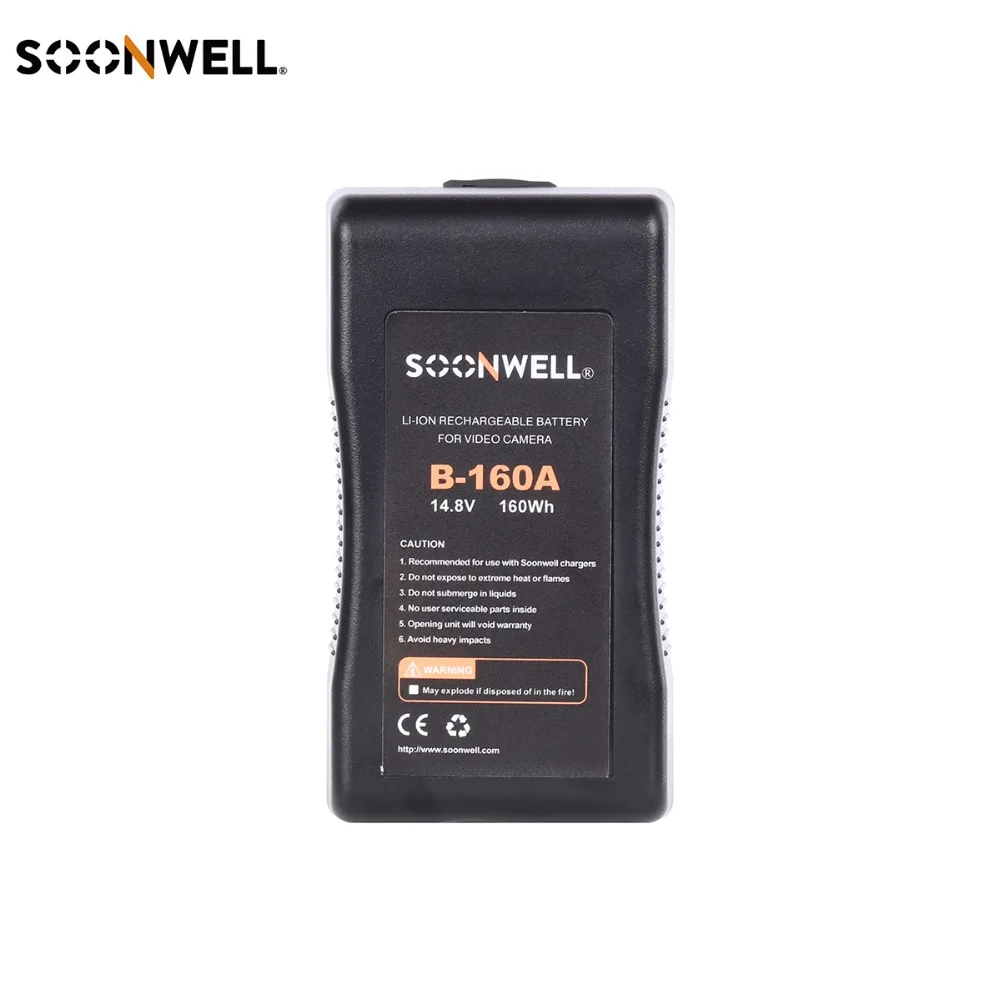 Soonwell B-160A литий-ионная аккумуляторная батарея 14,4 Втч 11 Ач в A-lock, литий-ионная аккумуляторная батарея с золотым креплением для фото-и видеосъе...
Soonwell B-160A литий-ионная аккумуляторная батарея 14,4 Втч 11 Ач в A-lock, литий-ионная аккумуляторная батарея с золотым креплением для фото-и видеосъе...