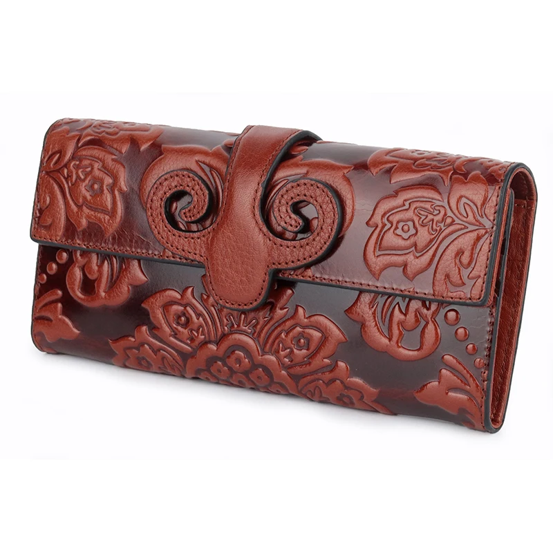 New Arrival Large Capacity National Style Ladies Multi-function Purse Luxury Cowhide Leather Long Embossed Flower Women Wallets
New Arrival Large Capacity National Style Ladies Multi-function Purse Luxury Cowhide Leather Long Embossed Flower Women Wallets