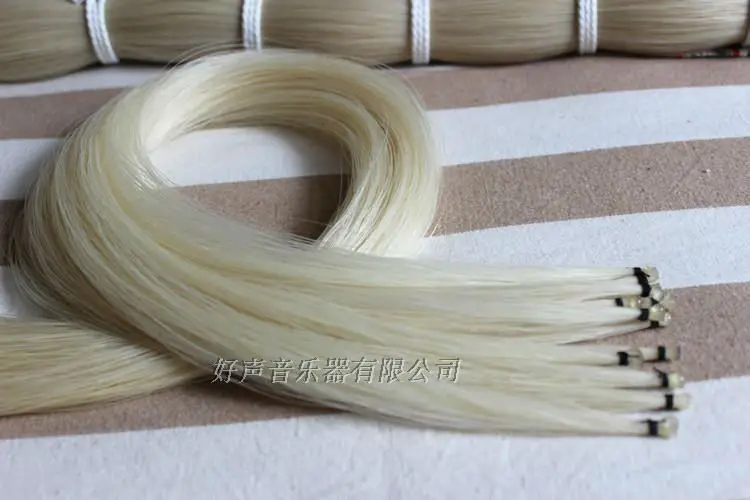 30 hanks natural white Mongolia horsetail violin &viola&cello bow hair free shipping violin parts&accesories
30 hanks natural white Mongolia horsetail violin &viola&cello bow hair free shipping violin parts&accesories
