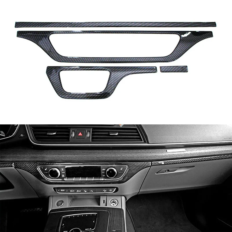 Car Carbon Model Center Control Dashboard Headlight Switch Cover Trim Fit For Audi Q5 2018
Car Carbon Model Center Control Dashboard Headlight Switch Cover Trim Fit For Audi Q5 2018