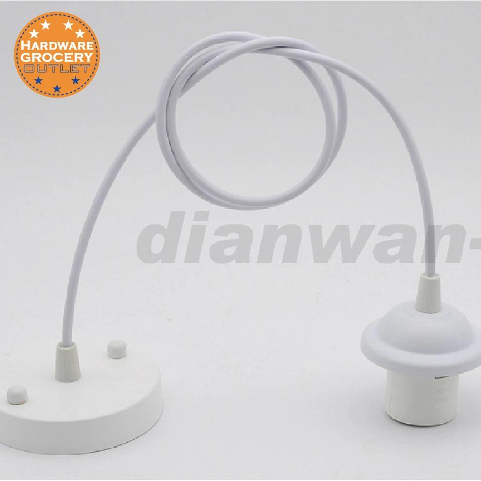 E27 Socket Lamp Base Holder Modern Ceiling Rose / Braided Flex Lamp Holder Pendant Light Fitting Kit 3pcs
E27 Socket Lamp Base Holder Modern Ceiling Rose / Braided Flex Lamp Holder Pendant Light Fitting Kit 3pcs