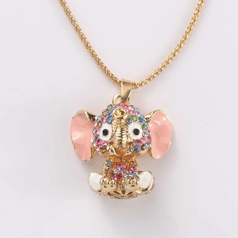 Cute Baby Elephant Necklace Long ChainCrystal Rhinestone New Necklace Pendant Women Fashion Jewelry
Cute Baby Elephant Necklace Long ChainCrystal Rhinestone New Necklace Pendant Women Fashion Jewelry
