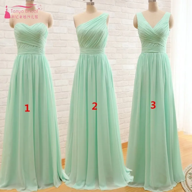 Three Style A LIne Long Chiffon Bridesmaid Dresses Pleats Elegant Cheap Wedding Guest Dress Gown vestido de festa longo DQG364
Three Style A LIne Long Chiffon Bridesmaid Dresses Pleats Elegant Cheap Wedding Guest Dress Gown vestido de festa longo DQG364