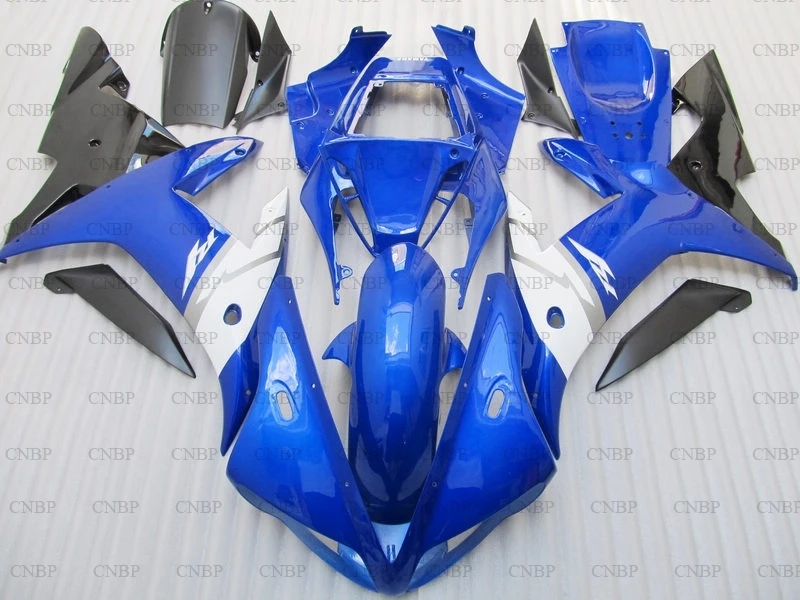 YZFR1 2002 - 2003 обтекатели 02 Пластиковые YZF R1 синий белый обтекатель для мотоцикла | Дом