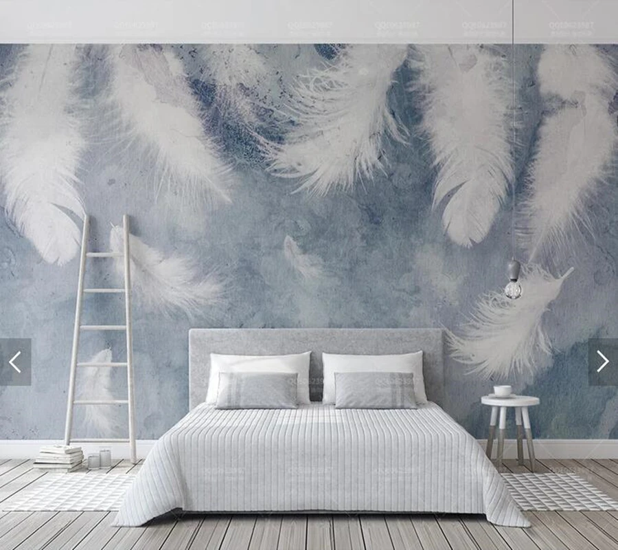 Customized modern minimalist wallpaper, feather texture murals for living room bedroom sofa background wall waterproof wallpaper
Customized modern minimalist wallpaper, feather texture murals for living room bedroom sofa background wall waterproof wallpaper