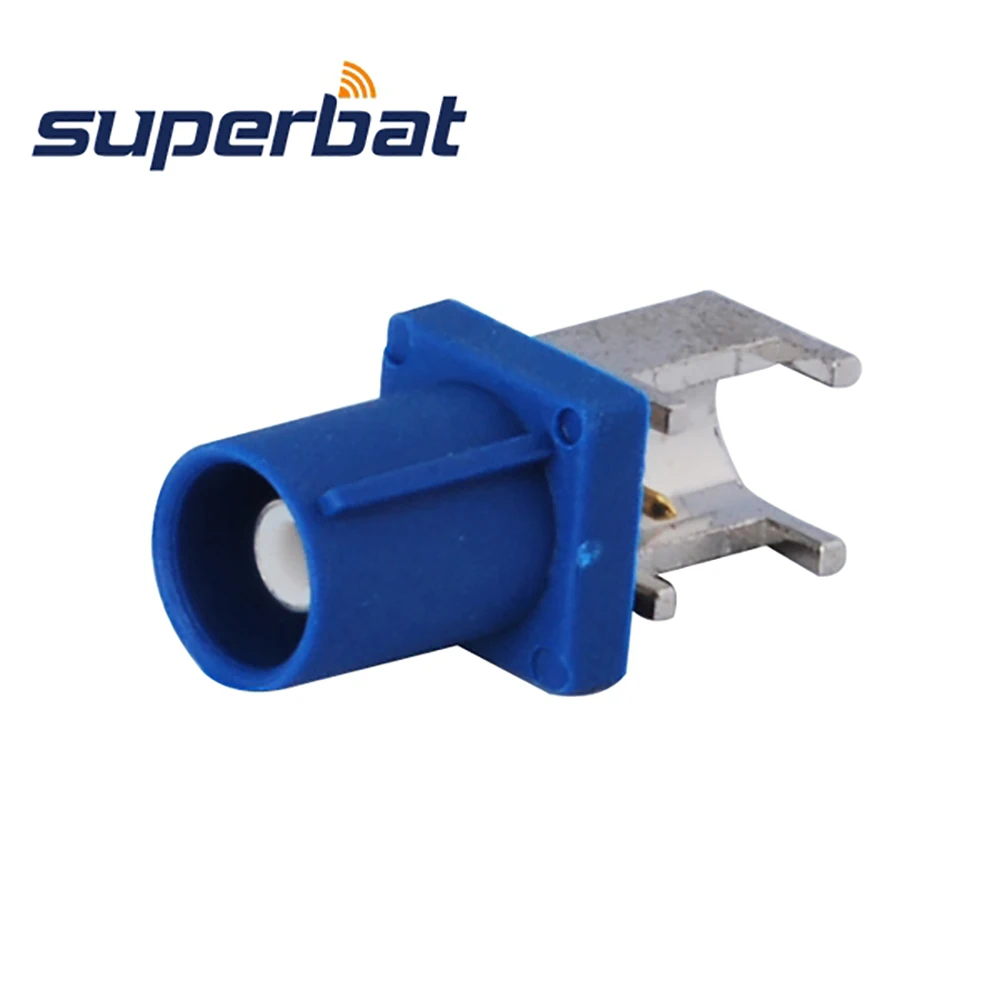 Superbat 10pcs Fakra Male End Launch PCB Mount Right Angle Blue for GPS Telematics or Navigation
Superbat 10pcs Fakra Male End Launch PCB Mount Right Angle Blue for GPS Telematics or Navigation