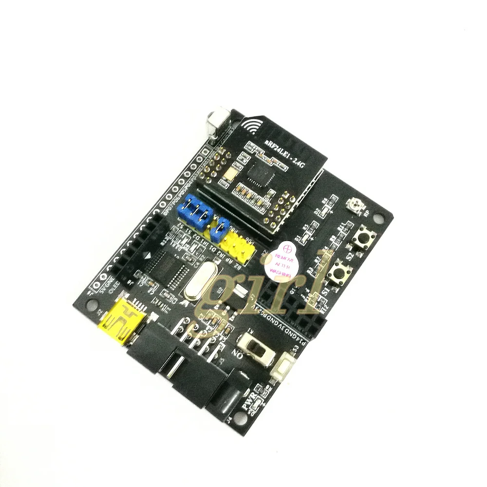 Макетная плата NRF24LE1 макетная платформа активный беспроводной модуль RFID 2