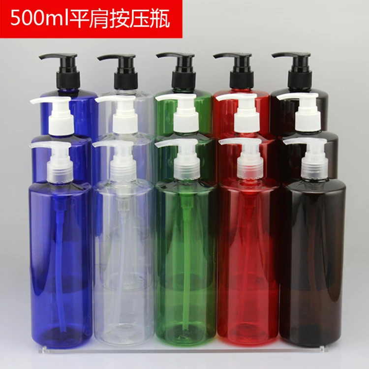 500ml Press Flat Shoulder Plastic Bottle Screw Pump Shower Gel Shampoo Water Bottle 10PCS/LOT
500ml Press Flat Shoulder Plastic Bottle Screw Pump Shower Gel Shampoo Water Bottle 10PCS/LOT