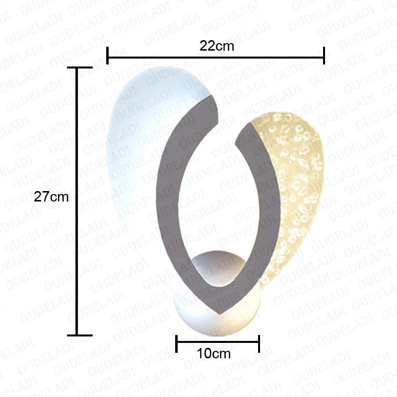 Modern minimalist Acrylic LED wall lamp living room staircase aisle bedroom bedside lamp creative bubble wall light AC85-265V
Modern minimalist Acrylic LED wall lamp living room staircase aisle bedroom bedside lamp creative bubble wall light AC85-265V
