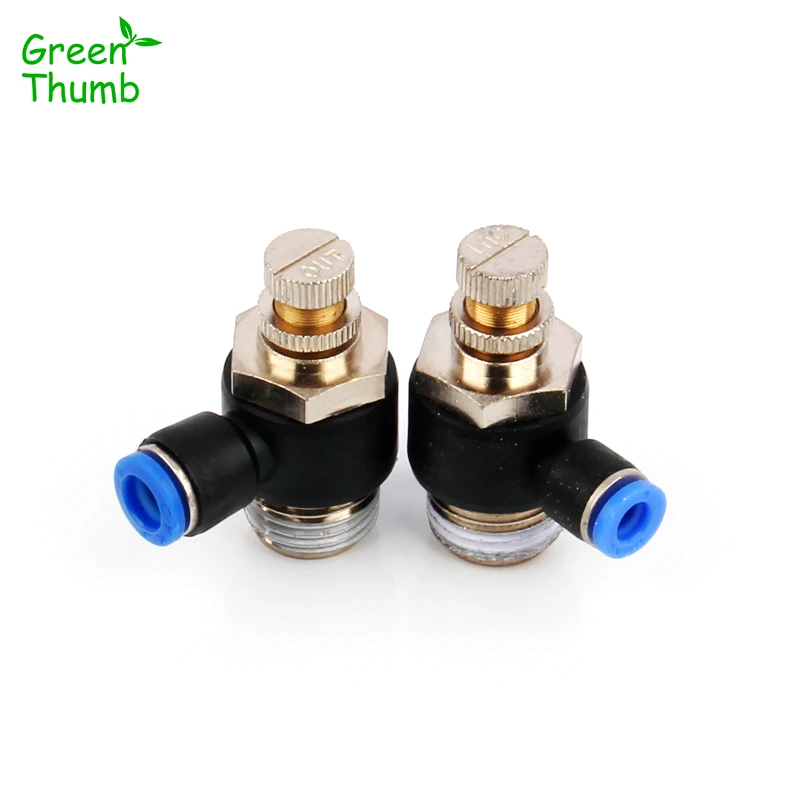 2pcs Green Thumb Inner Diameter 6mm/8mm Pneumatic Throttle Valve 1/2 Inch Male Thread Pneumatic Quick Connector
2pcs Green Thumb Inner Diameter 6mm/8mm Pneumatic Throttle Valve 1/2 Inch Male Thread Pneumatic Quick Connector