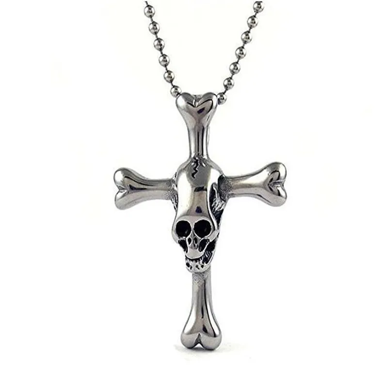 New Gift Unisex Men's Stainless Steel Skull Cross Biker Pendant Necklace Chain Necklace
New Gift Unisex Men's Stainless Steel Skull Cross Biker Pendant Necklace Chain Necklace