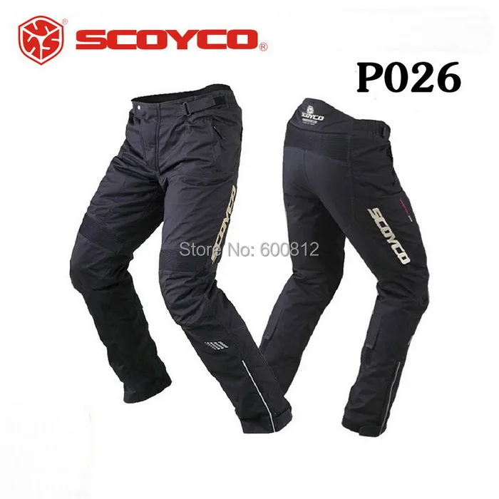 Scoyco P026 защитный мотоциклетные Штаны Мотобрюки водонепроницаемый ветрозащитный