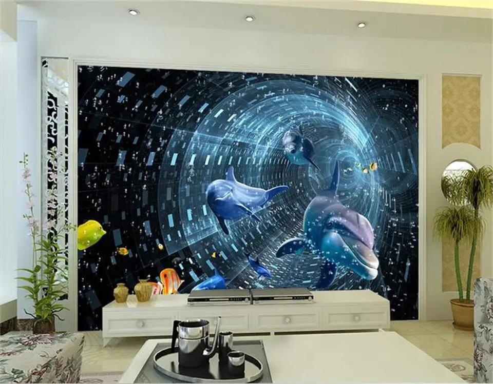 Пользовательские 3d фото обои для детской комнаты роспись 3d научная фантастика Дельфин живопись ТВ Фон нетканые обои для стены 3d
Пользовательские 3d фото обои для детской комнаты роспись 3d научная фантастика Дельфин живопись ТВ Фон нетканые обои для стены 3d