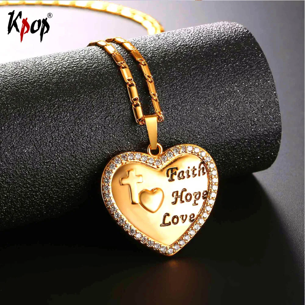 Kpop Cubic Zirconia Cross&Heart Gift For Friends Heart Shape Pendants Necklace Gold/Silver Color Charm Jewelry Necklaces P2654
Kpop Cubic Zirconia Cross&Heart Gift For Friends Heart Shape Pendants Necklace Gold/Silver Color Charm Jewelry Necklaces P2654