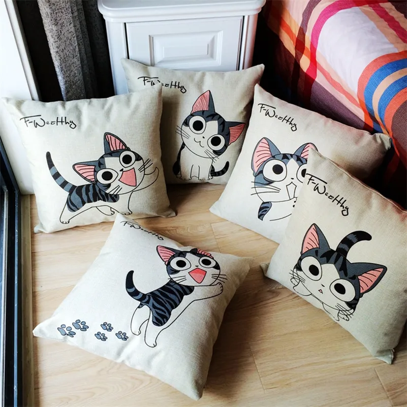 1Pcs Fashion cartoon Chi's cat design Printed Linen Cotton Cushion For Sofa Decorative Throw Cotton office car Sofa Decor
1Pcs Fashion cartoon Chi's cat design Printed Linen Cotton Cushion For Sofa Decorative Throw Cotton office car Sofa Decor