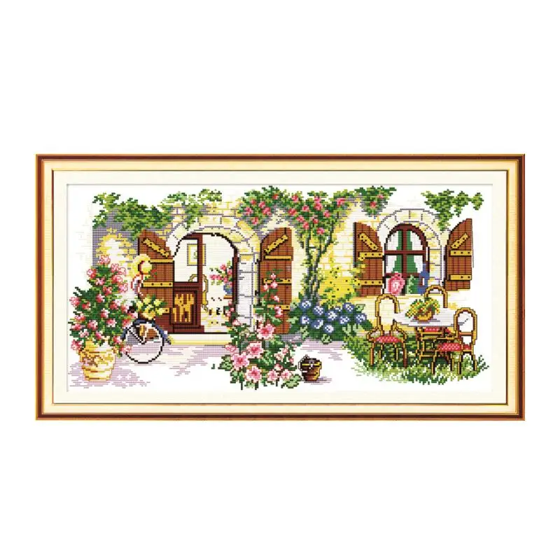 Cross Stitch Kit 11CT 14CT embroidery, flower huts beautiful home pictures hand-stitched Chinese-style wholesale
Cross Stitch Kit 11CT 14CT embroidery, flower huts beautiful home pictures hand-stitched Chinese-style wholesale