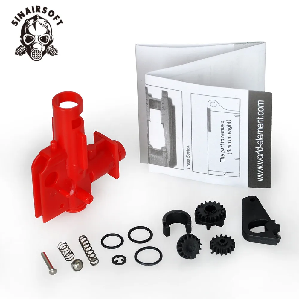 SINAIRSOFT Element Hop Up Air Seal Chamber Set ForAirsoft M4 AEG Series Marui,Dboys,JG,G&P IN 0802
SINAIRSOFT Element Hop Up Air Seal Chamber Set ForAirsoft M4 AEG Series Marui,Dboys,JG,G&P IN 0802