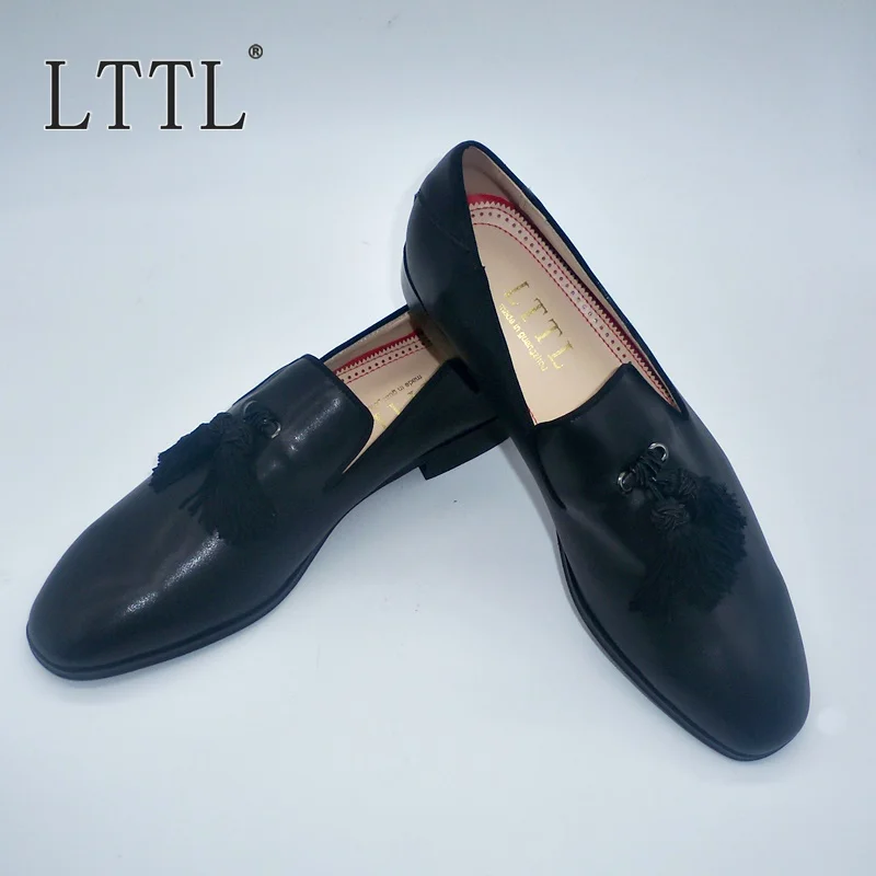 Лоферы LTTL мужские из натуральной кожи, модные туфли с бахромой, без застежки, итальянская повседневная обувь для вечерние и выпускного
Лоферы LTTL мужские из натуральной кожи, модные туфли с бахромой, без застежки, итальянская повседневная обувь для вечерние и выпускного