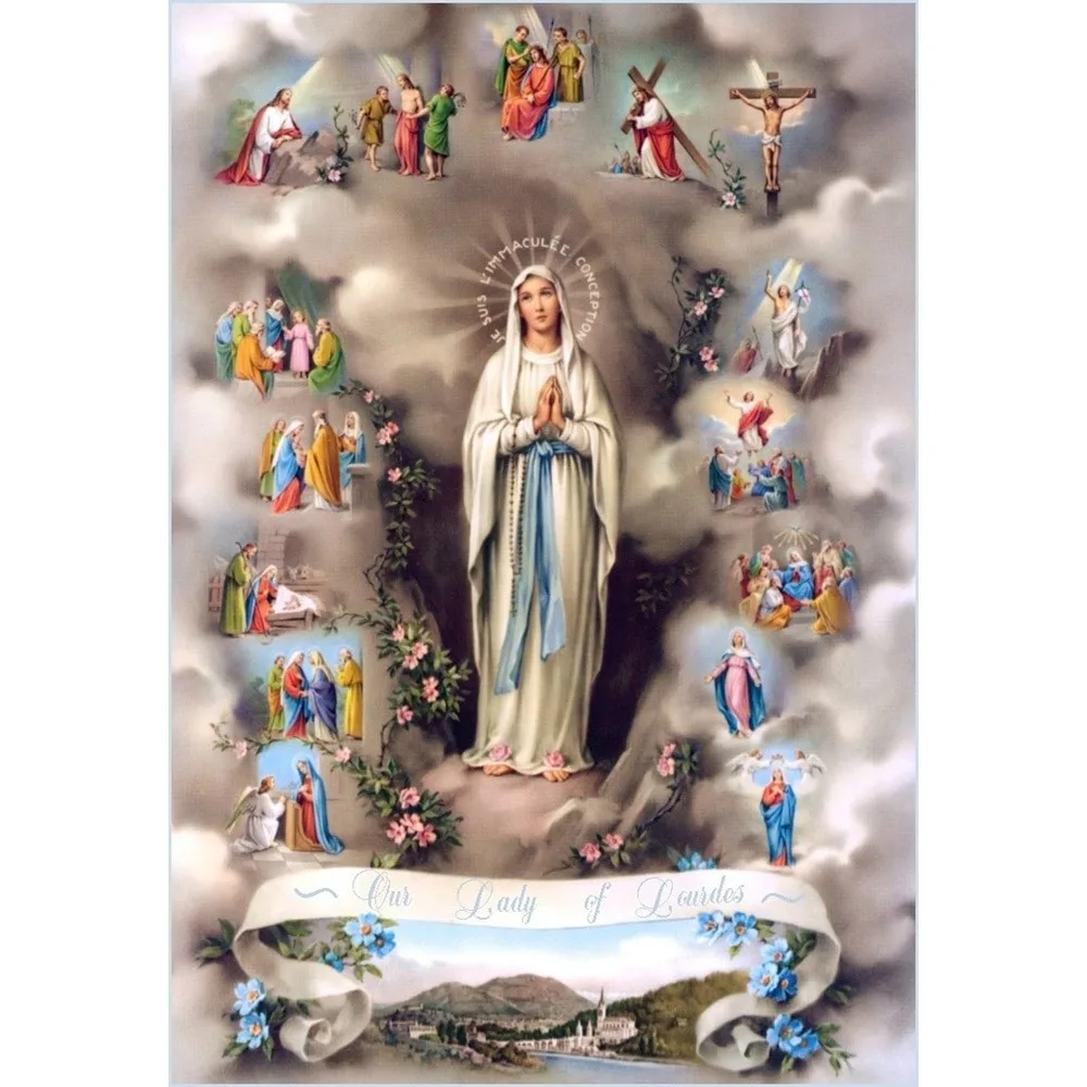 Virgin Mary Christianity Home Decor 5D Diamond Painting Full Square Drill Wall Sticker Art Embroidery Full Round Cross Stitch
Virgin Mary Christianity Home Decor 5D Diamond Painting Full Square Drill Wall Sticker Art Embroidery Full Round Cross Stitch