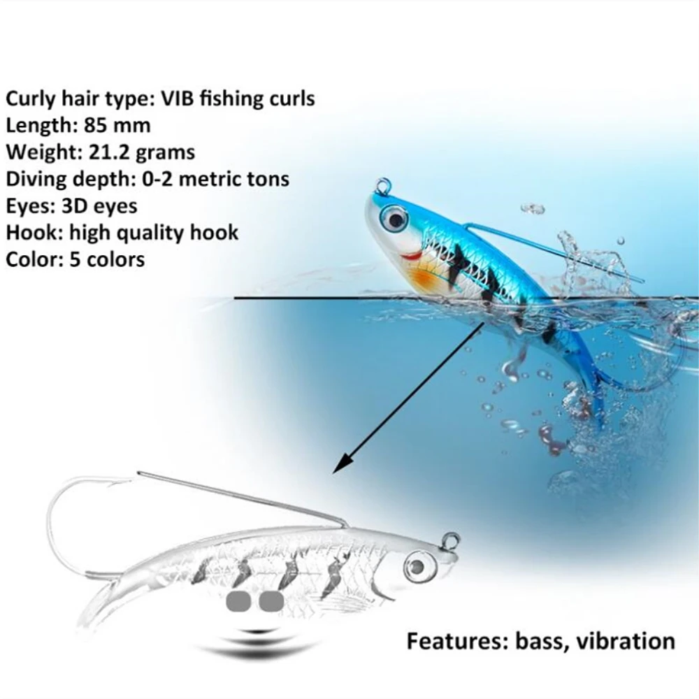 1 шт. рыболовная приманка 8 5 см 21 3 г | Спорт и развлечения