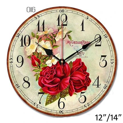 Vintage Burgundy White Rose MDF Wall Clock Kitchen Antique Shabby Chia Retro Home
Vintage Burgundy White Rose MDF Wall Clock Kitchen Antique Shabby Chia Retro Home