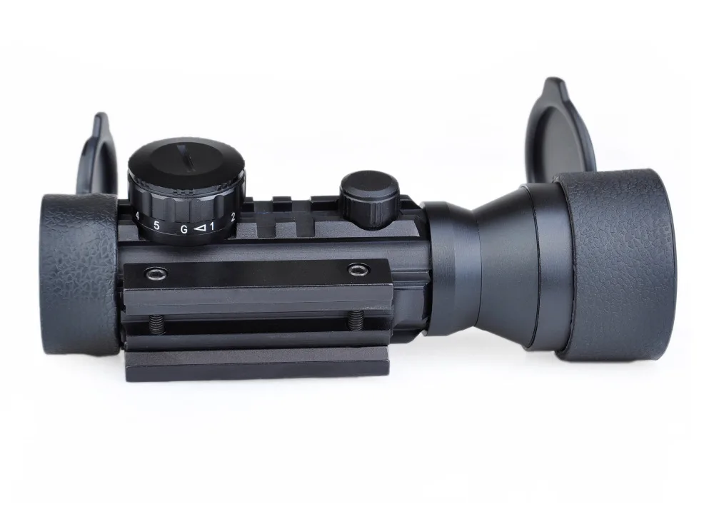 AcecareTactical Hunting 2x42 Multi Reticle Red Green Dot Scope Adjustable Reflex Sight 21mm Rail Mount And Lens Cap
AcecareTactical Hunting 2x42 Multi Reticle Red Green Dot Scope Adjustable Reflex Sight 21mm Rail Mount And Lens Cap