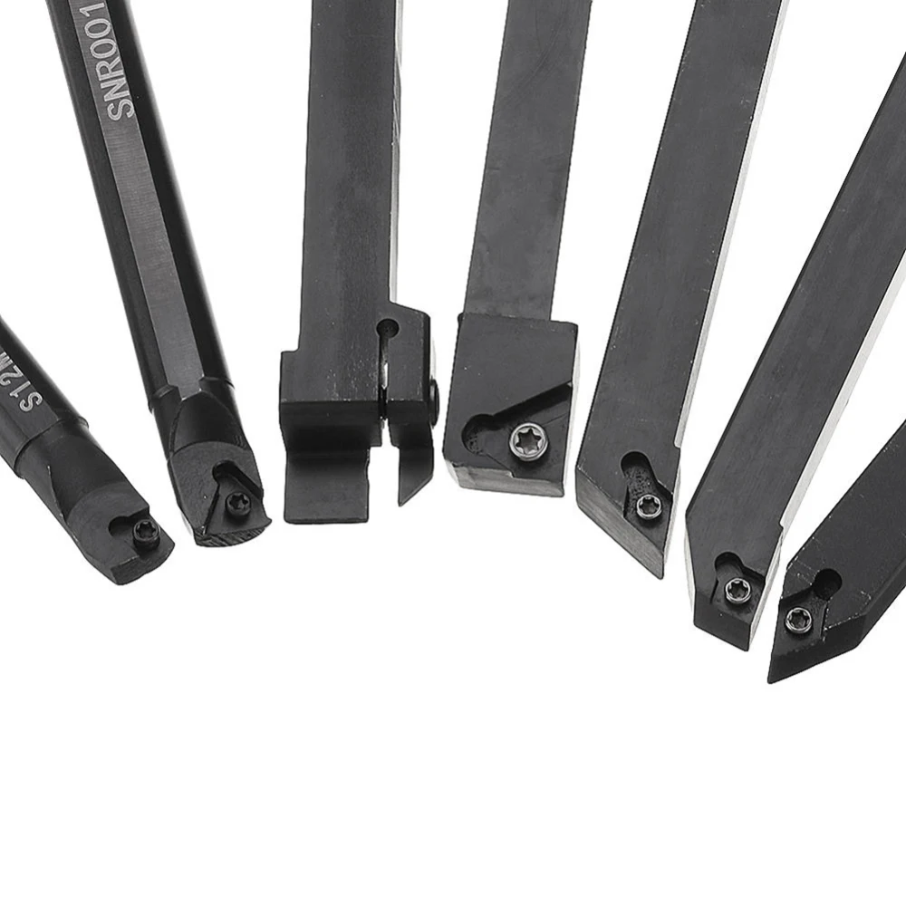 7pc Lathe Turning Tool Lathe Tools Holder Solid Carbide Inserts Holder Boring Bar Lathe Cutter Metal Turning Rod
7pc Lathe Turning Tool Lathe Tools Holder Solid Carbide Inserts Holder Boring Bar Lathe Cutter Metal Turning Rod